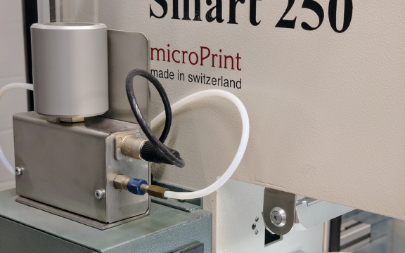 Tss tampondruck service schweiz schulung an microprint tampondruckmaschine smart 250